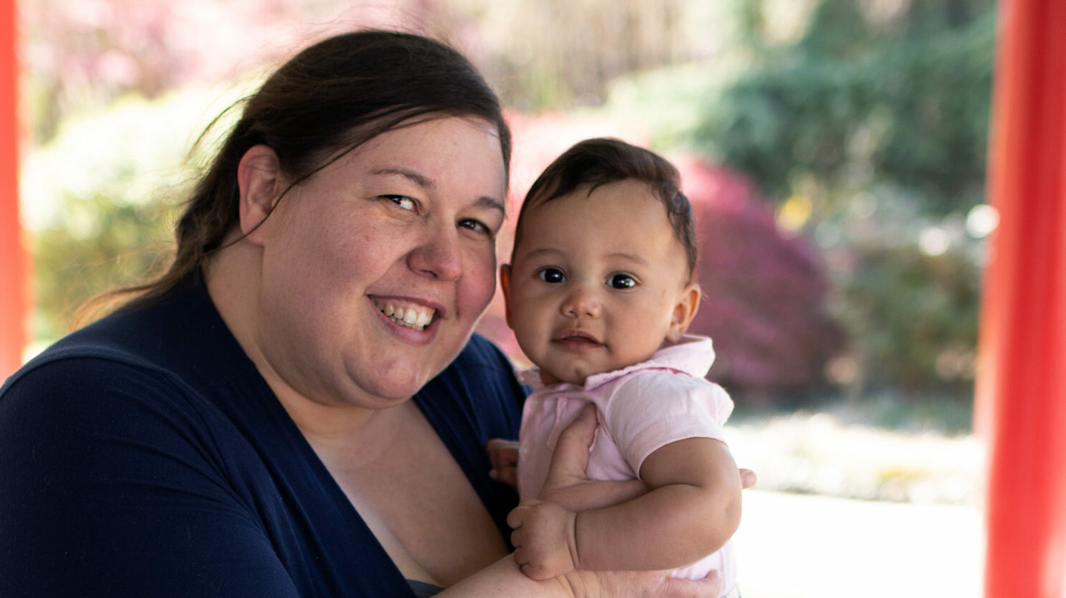 Katherine, a patient of CPC's pregnancy medical clinics, and baby Eric's mom