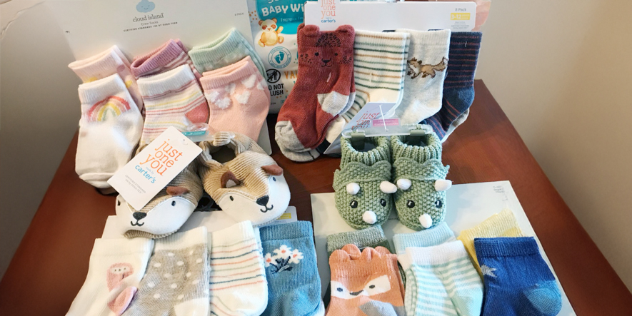 Baby sock and booties for boys and girls
